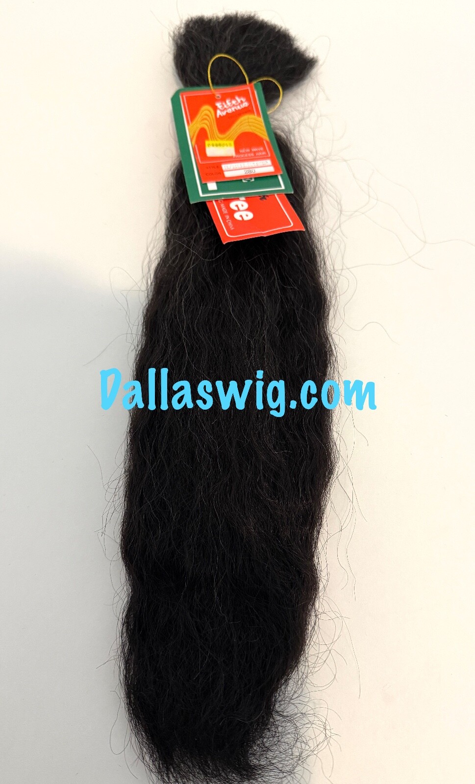 CLOSEOUT Fifth Avenue Natural Human Super Bulk Braiding Hair 18″ ONE Per Bag