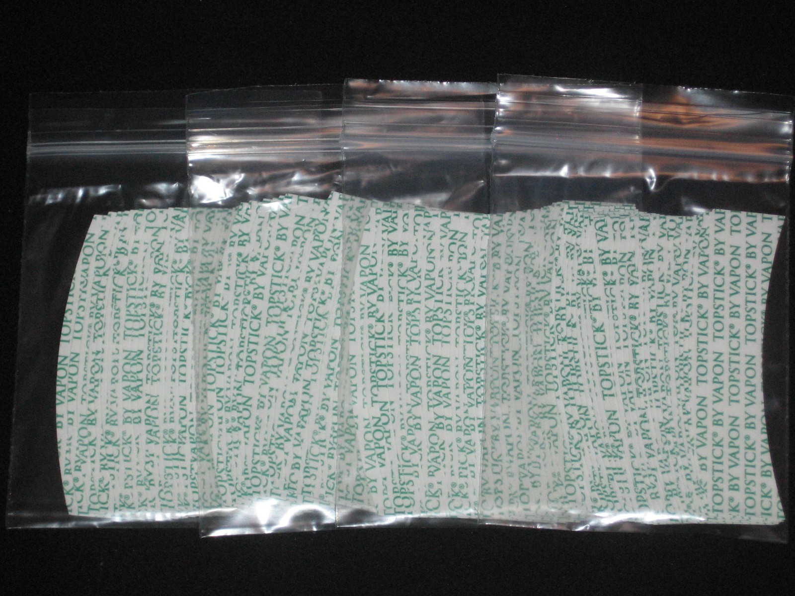 VAPON TOPSTICK Clear,Double-Sided,Mens Custom Cut”A”Curve Tape,100 Pcs~Hairpiece