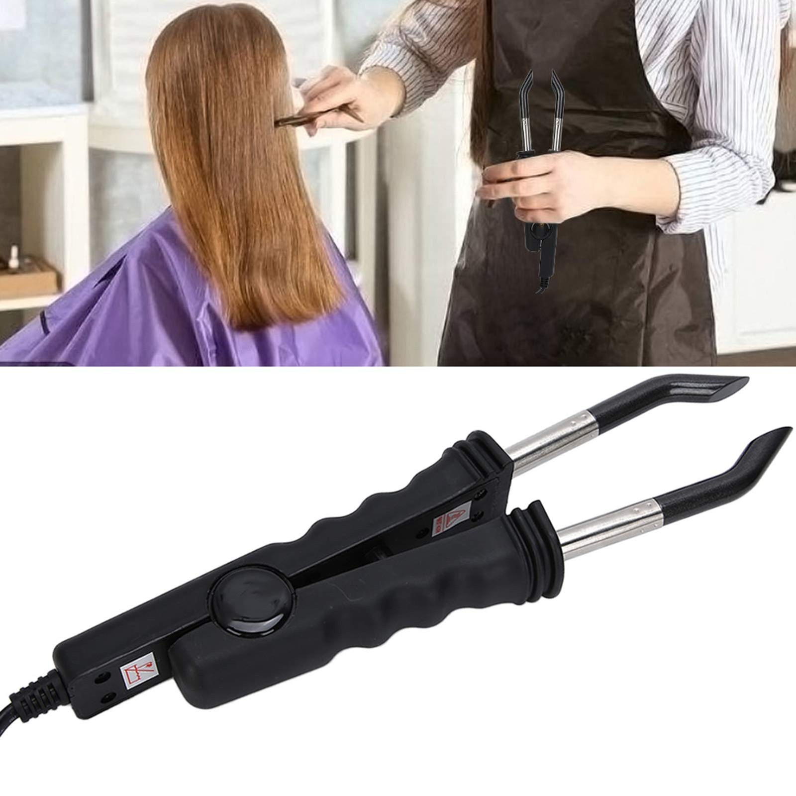 Hair Extension Iron, Fusion Hair Extensions Tools, Hair Connector Fusion Heat…