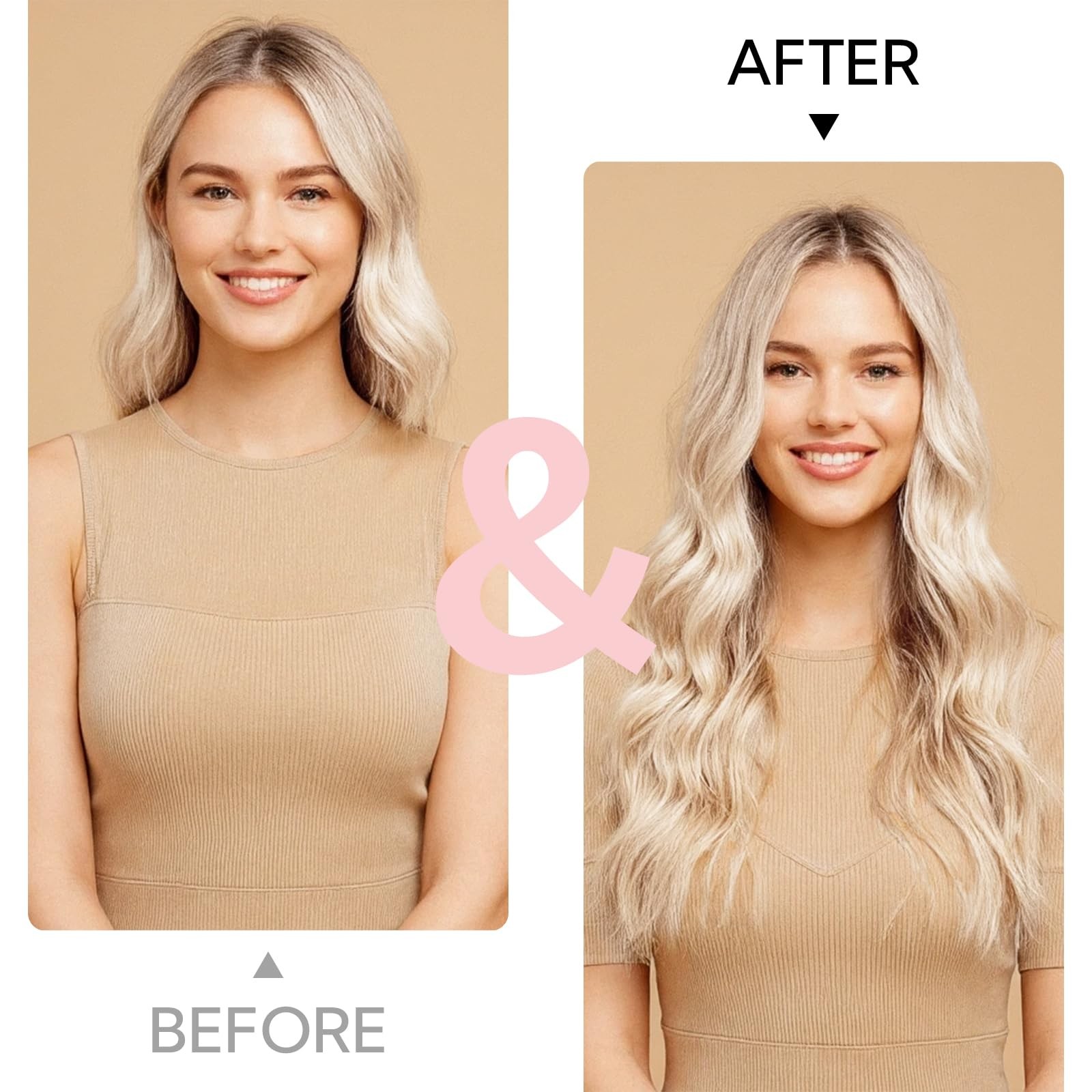 Hotbanana Invisi Edge Tape In Hair Extensions Human Hair 22Inch 50G Classic