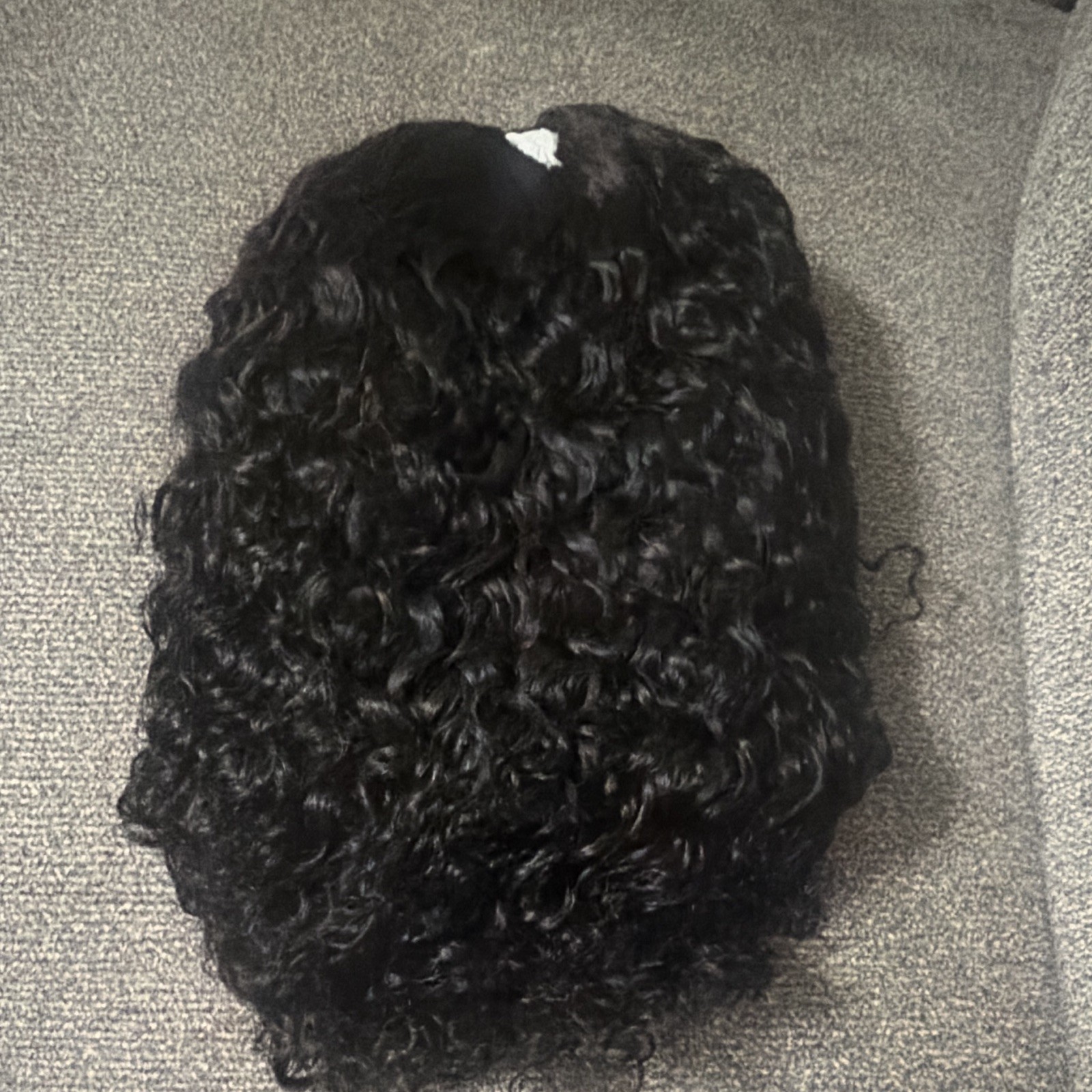 Black Curly Clip-In Hairpiece/Toupee Closure for Women Natural Texture 14inch