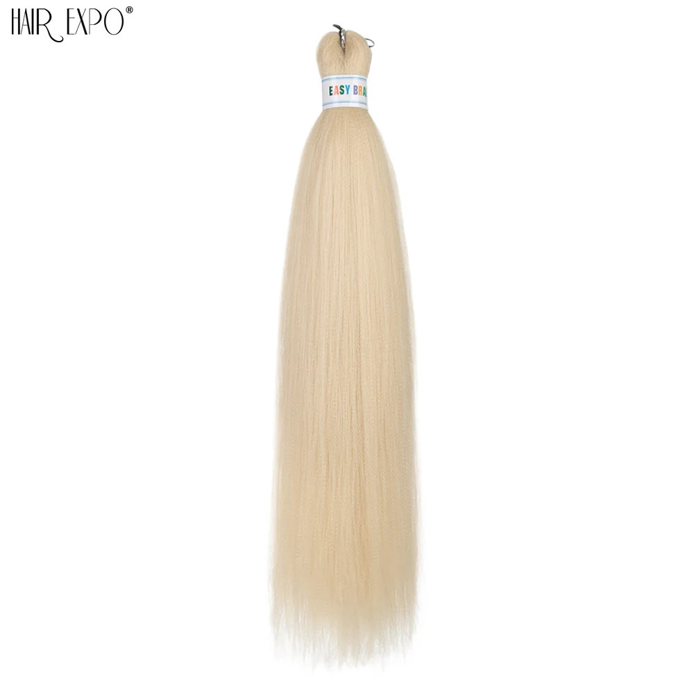 26Inch Easy Braids Synthetic Hair Colorful Pre Stretched Extensions Jumbo Ombre