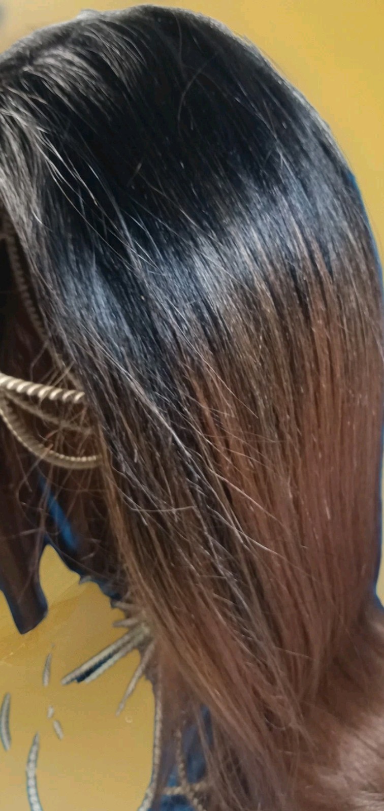 Sensationnel Empress Yaki 24 Custom Lace Front Edge Wig~TIB/30~Hand Tied Part EC