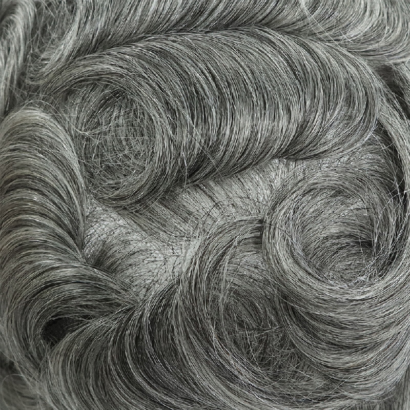 Men Toupee Hight Standard Perfect Bleached Knots French Lace Colored Hairpieces