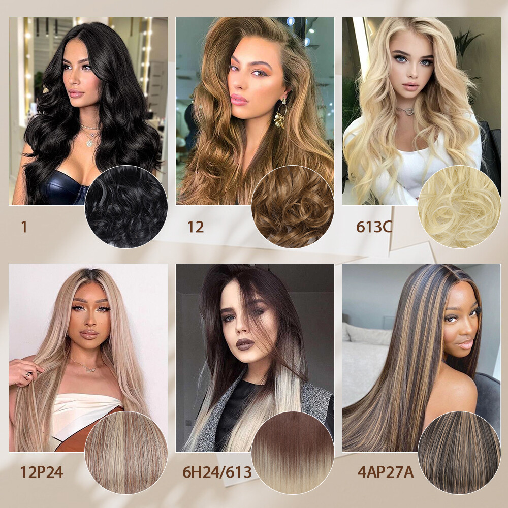 One Piece Invisible Wire Hair Extensions Thick Clip In Hairpiece Real as Human