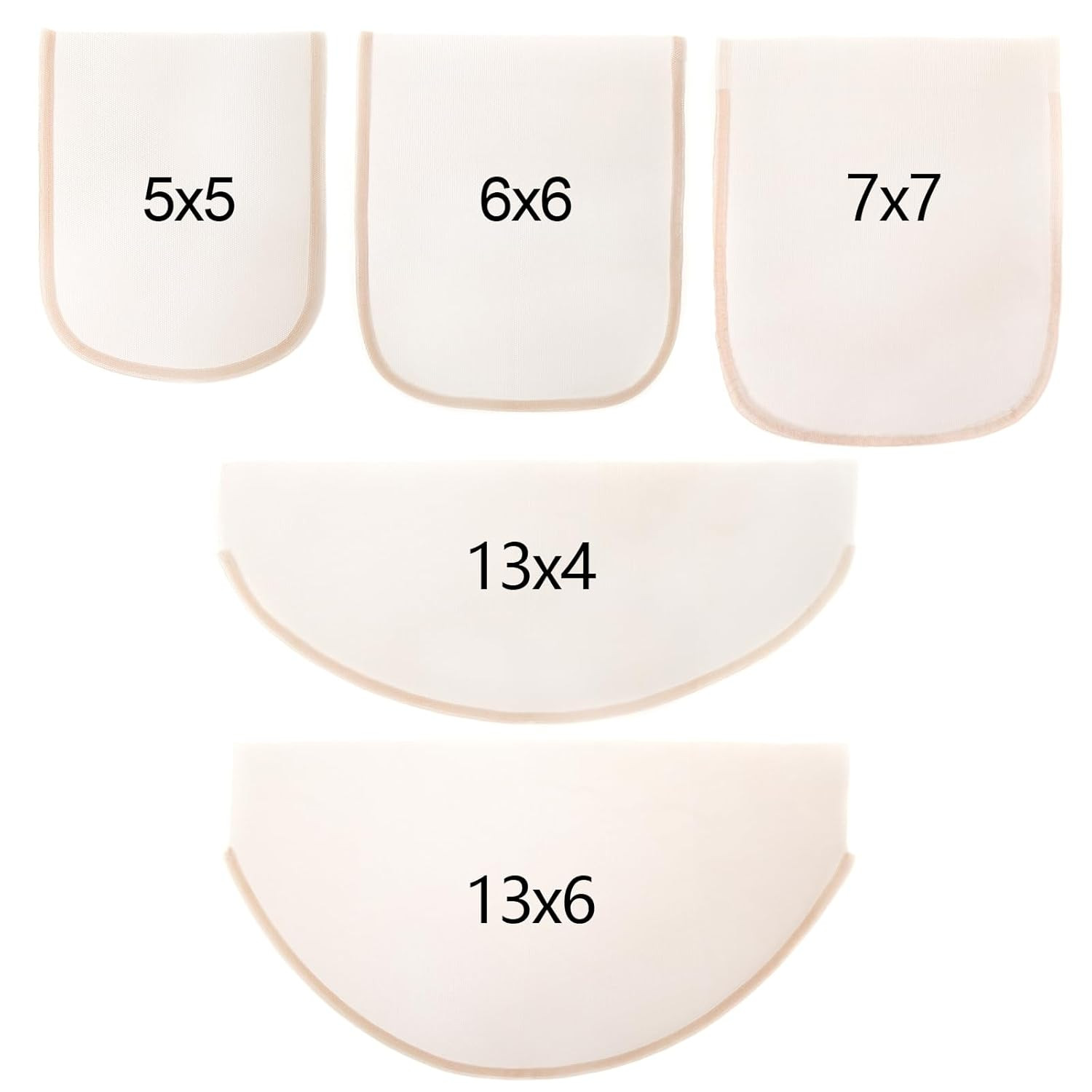 5×5 Skinlike Real HD Lace for Wig Making 1 Pieces, 0.1mm Ultra-thin Swiss Lace N
