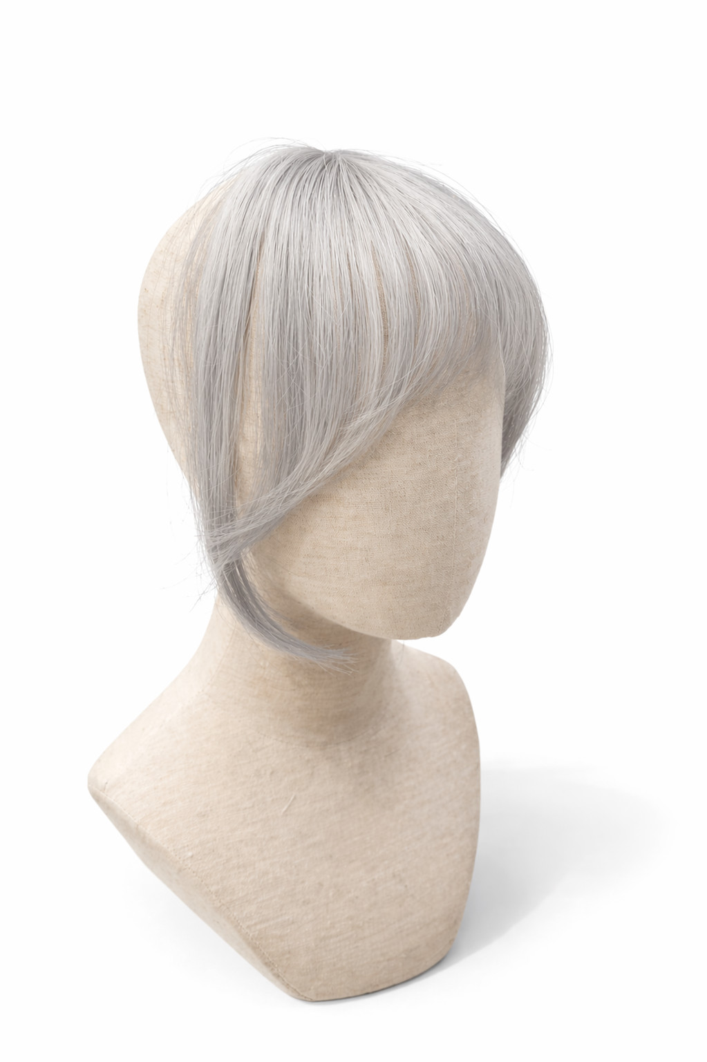 Human Hair Clip In Bangs, Hand Woven French Fringe, Natural Bangs Hairpiece