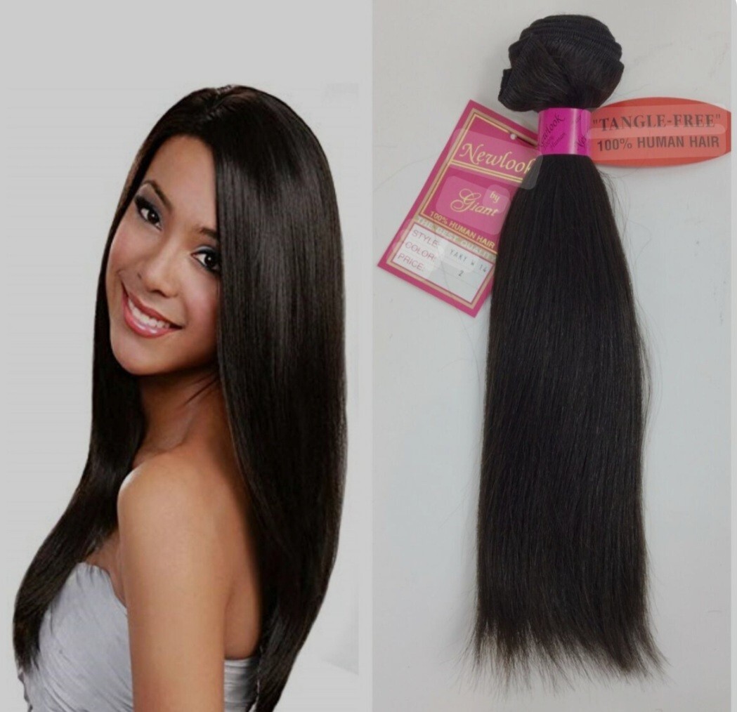 HUMAN HAIR EXTENSIONS PREMIUM YAKI, Curling & Flat iron 2 Items for 1 LOW PRICE