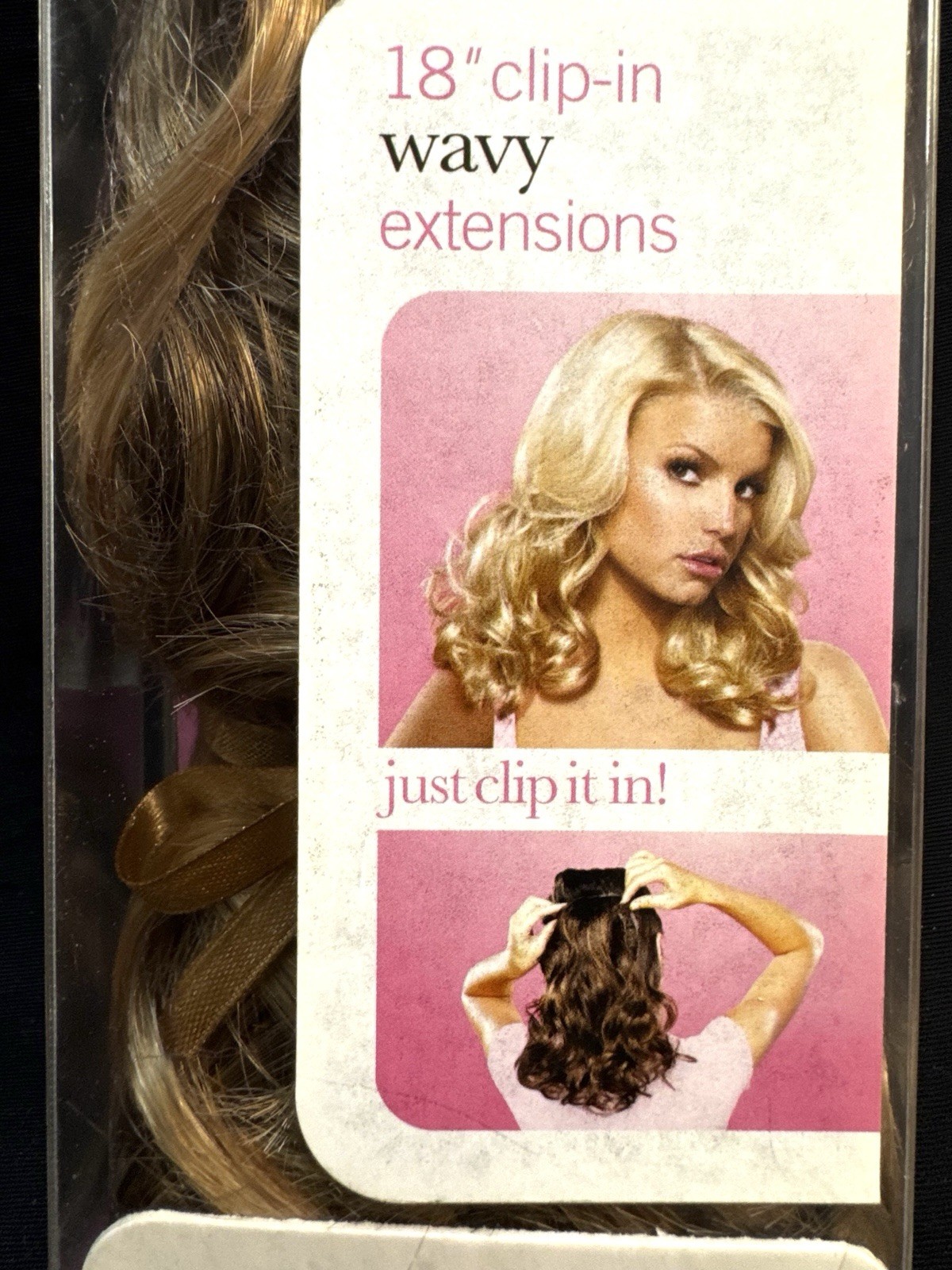 hairuwear hair do clip in hair jessica simpson ken paves buttered toast 10in