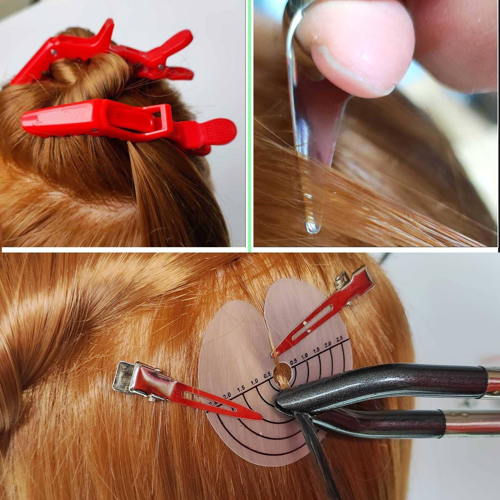Hair Extension Connector Machine Kit – Hot Fusion Iron, Keratin Flat Tips, DIY &