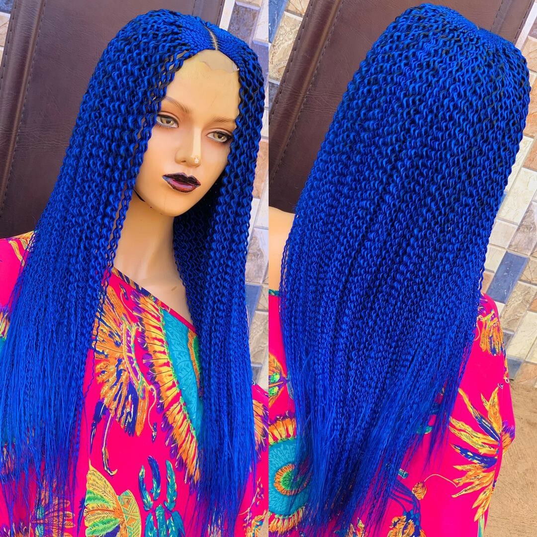 AFRICAN BRAIDED WATERMELON WIG