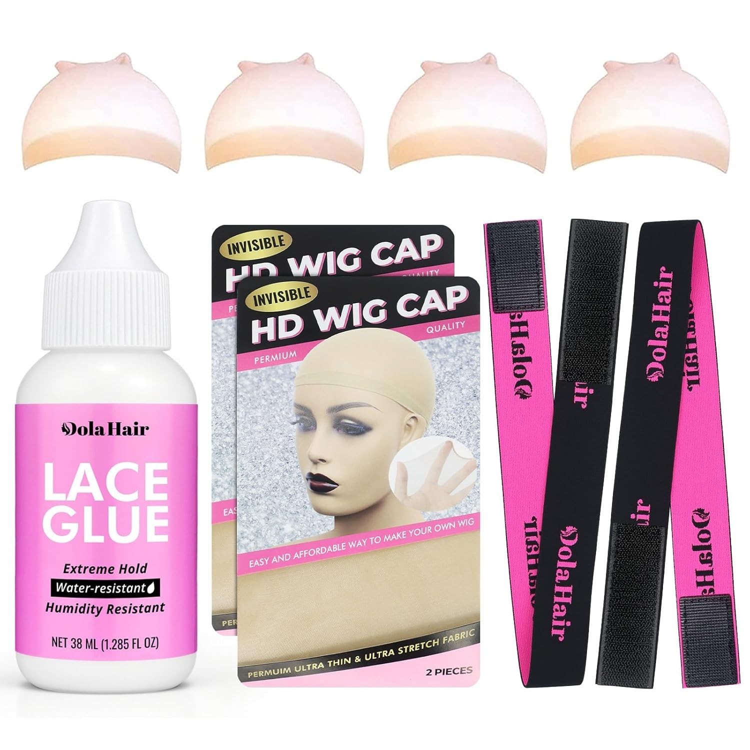 Lace Glue, 1.3 Ounce, Waterproof, Extreme Hold, Invisible Bonding for Wigs & …