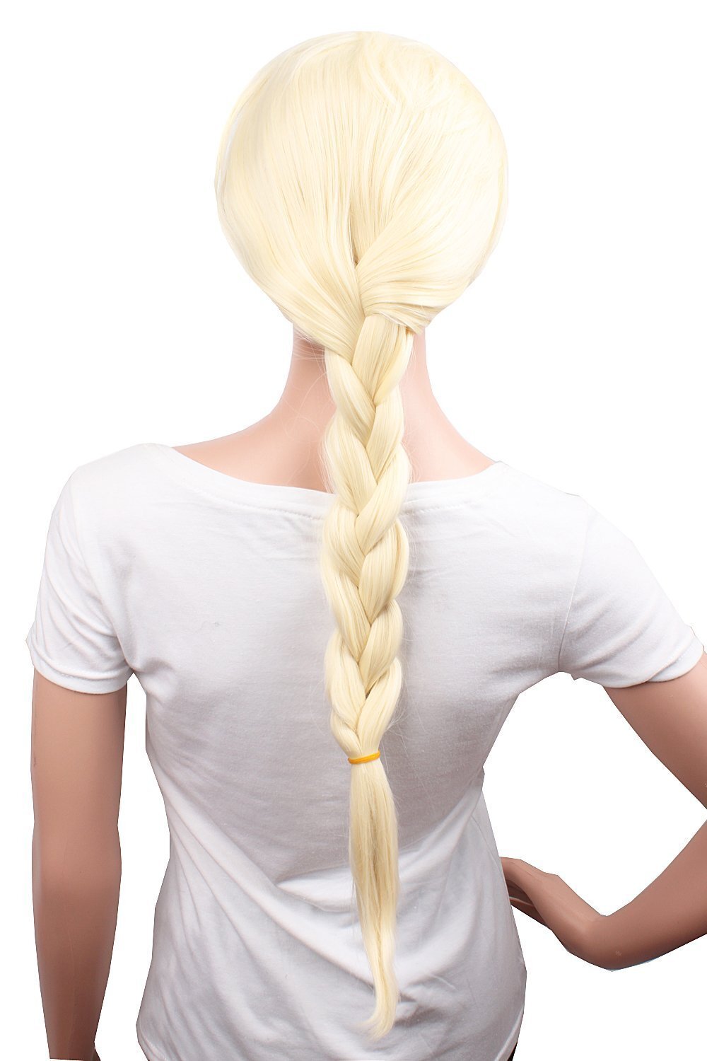 28″ Long Cosplay Queen Wig Light Blonde Costume Accessory