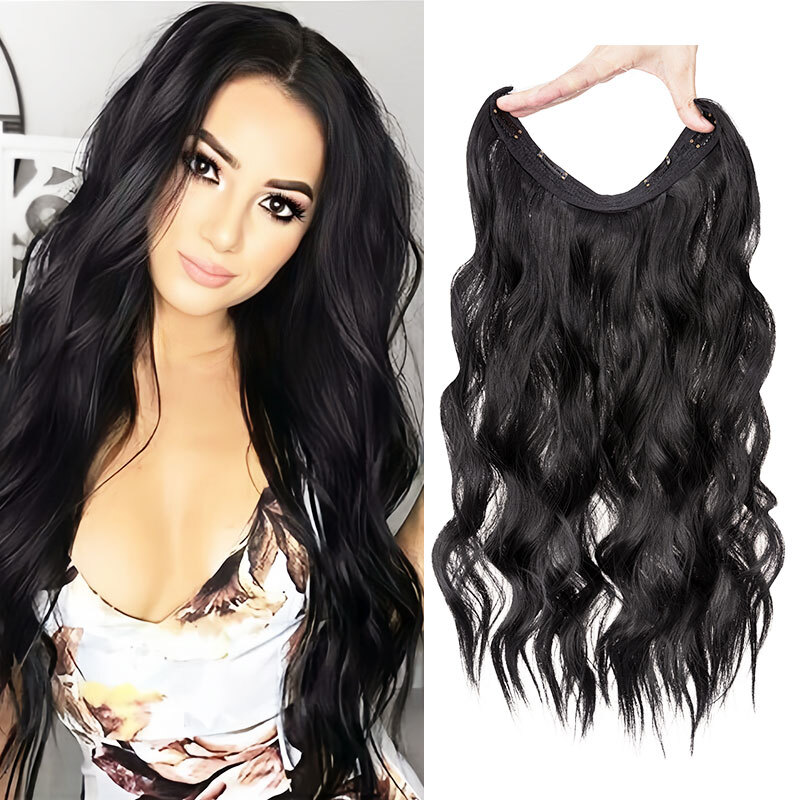 Highlight Hidden Secret Natural Invisible Wire Hair Extensions One Piece & Ring
