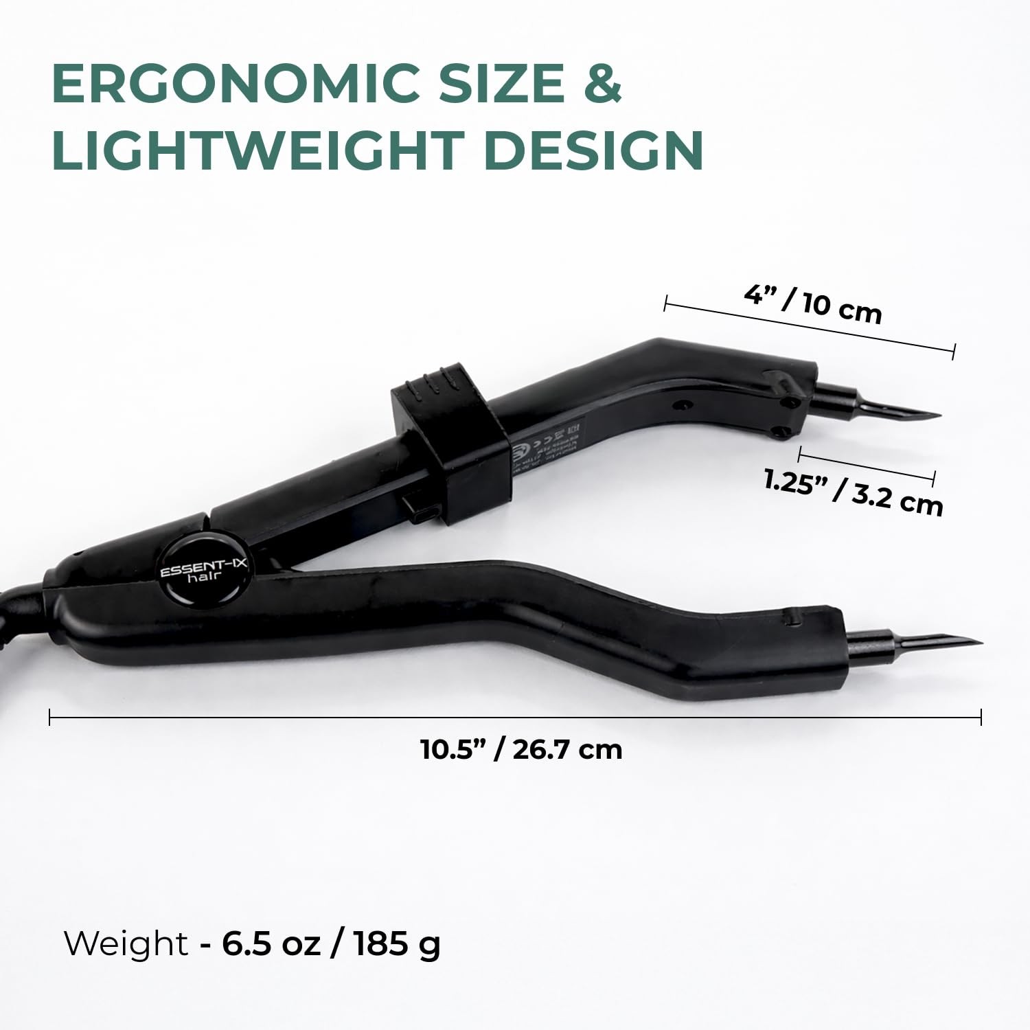Professional Keratin Fusion Tool for Hair Extensions – Slim Long Heating Plat…