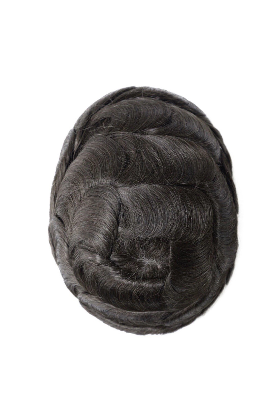 Mens Hair Replacement System Injection Skin Men Toupee Wig Hairpieces Human Hair