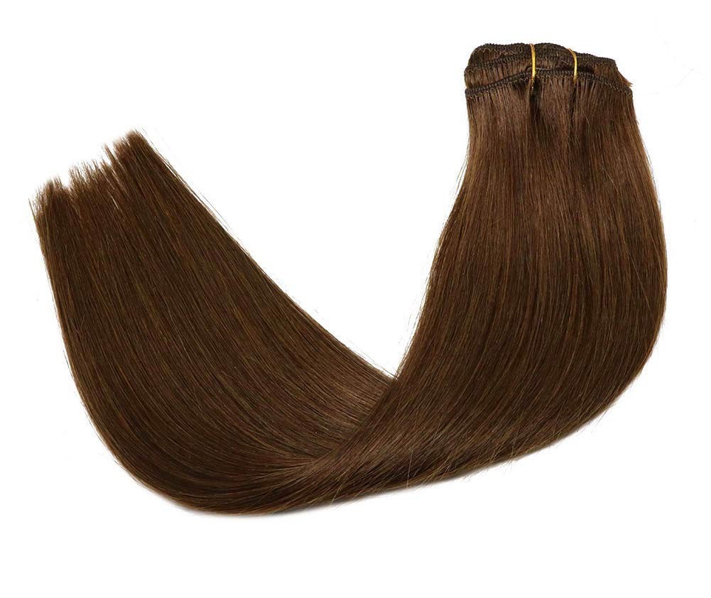 Sew In Premium Human Hair Extensions Bundles Thick Real Remy Weaves Double Weft