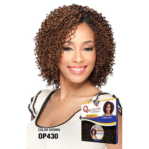 Que-Shake N Go- Human hair blend 3pc- Jerry Curl 3Pcs