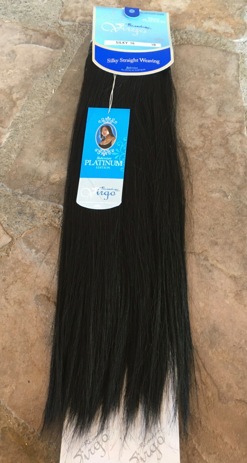 VIRGO BROADWAY BOHEMIAN PLATINUM or REMY human straight weaving extension hair