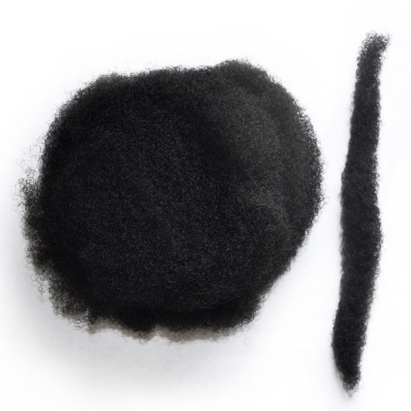 Afro Kinky 100% Bulk Human Hair For DreadLocks, Repair, Extensions, Braids 8″