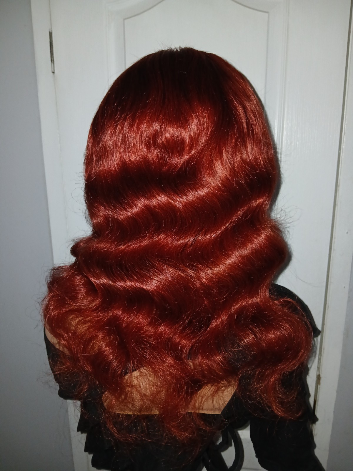 33B Reddish Brown Bundles with 4×4 Closure Body Wave Bundles Human Hair Wig