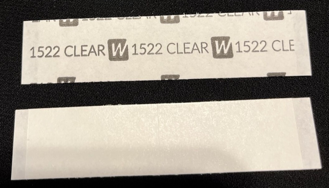 Walker 3M 1522 – 3/4″ x 3″-Straight 36 Pc – Hairpiece Tape-Poly Wig System – NEW