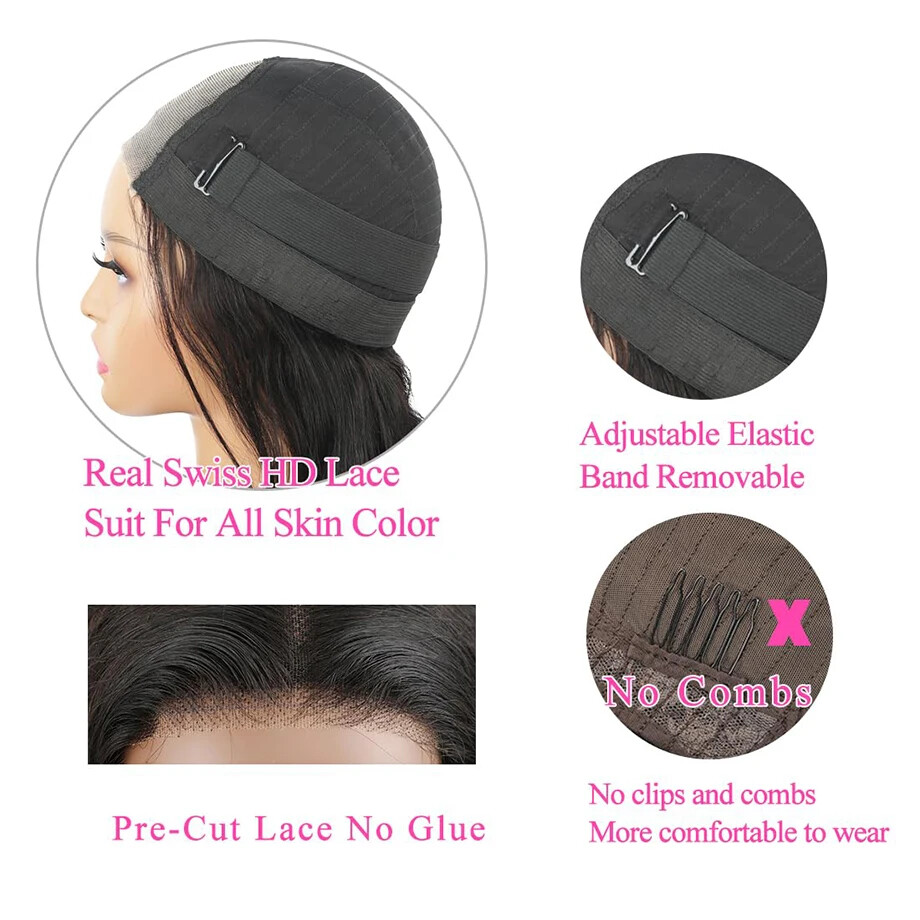 Body Wave Lace Front Wig Human Hair Wigs Wavy Hair Women 13×4 Lace Frontal Wig