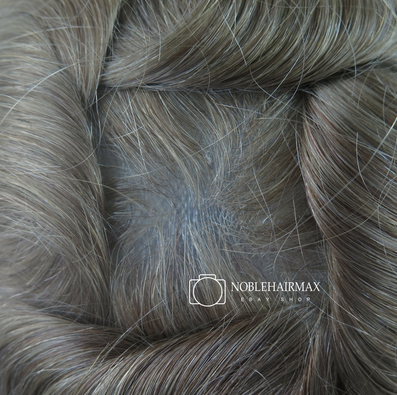 Super Natural Mens Hair Replacement Thin Skin V-Looped Blonde Hairpiece Wig #20