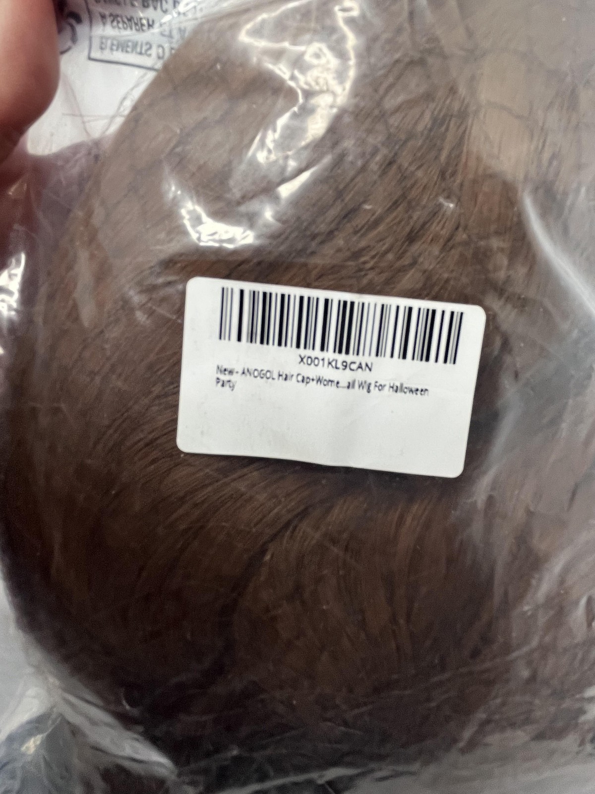 ANOGOL Brown Hair Cap Women Wig Cosplay Costume Halloween Adult Party New Wig