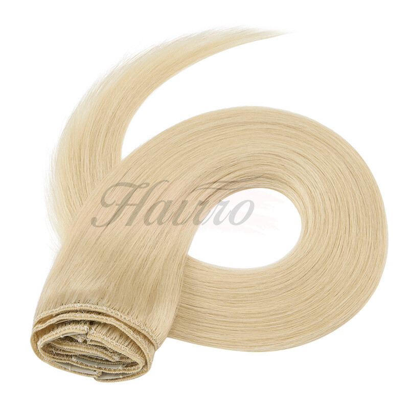 9A+ Clip In Human Hair Extensions 8pcs 100% Remy Real Soft Hairpiece Full Head
