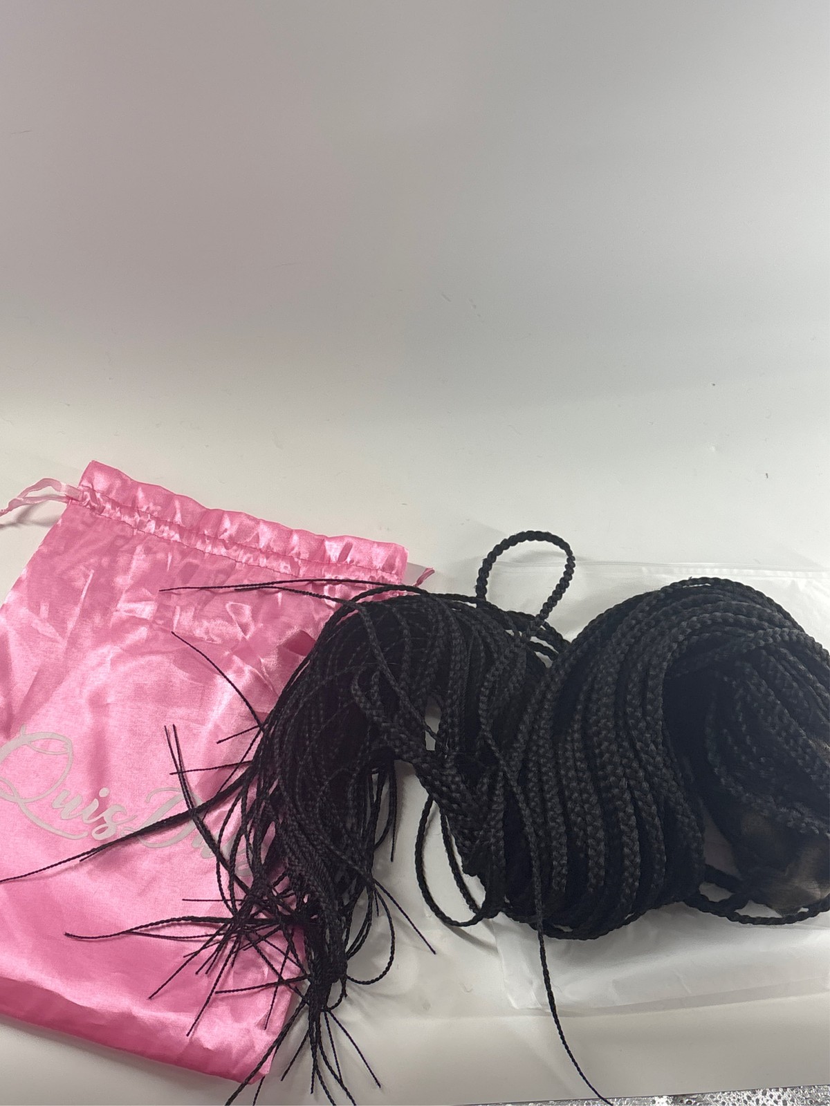 36 Inch Full Lace Braided Wigs for Black Women, 360° HD Single-layer Square Knot