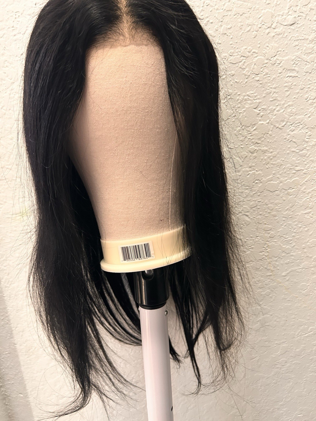 Long Black Straight Synthetic Lace Front Glueless Middle Part Wig for Women