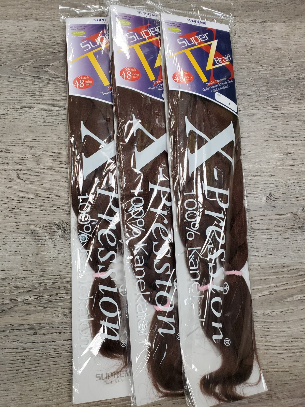 Supreme Super X TZ 2 Bundle 48” Synthetic Hair 100% Kanekalon [PACK OF 3]