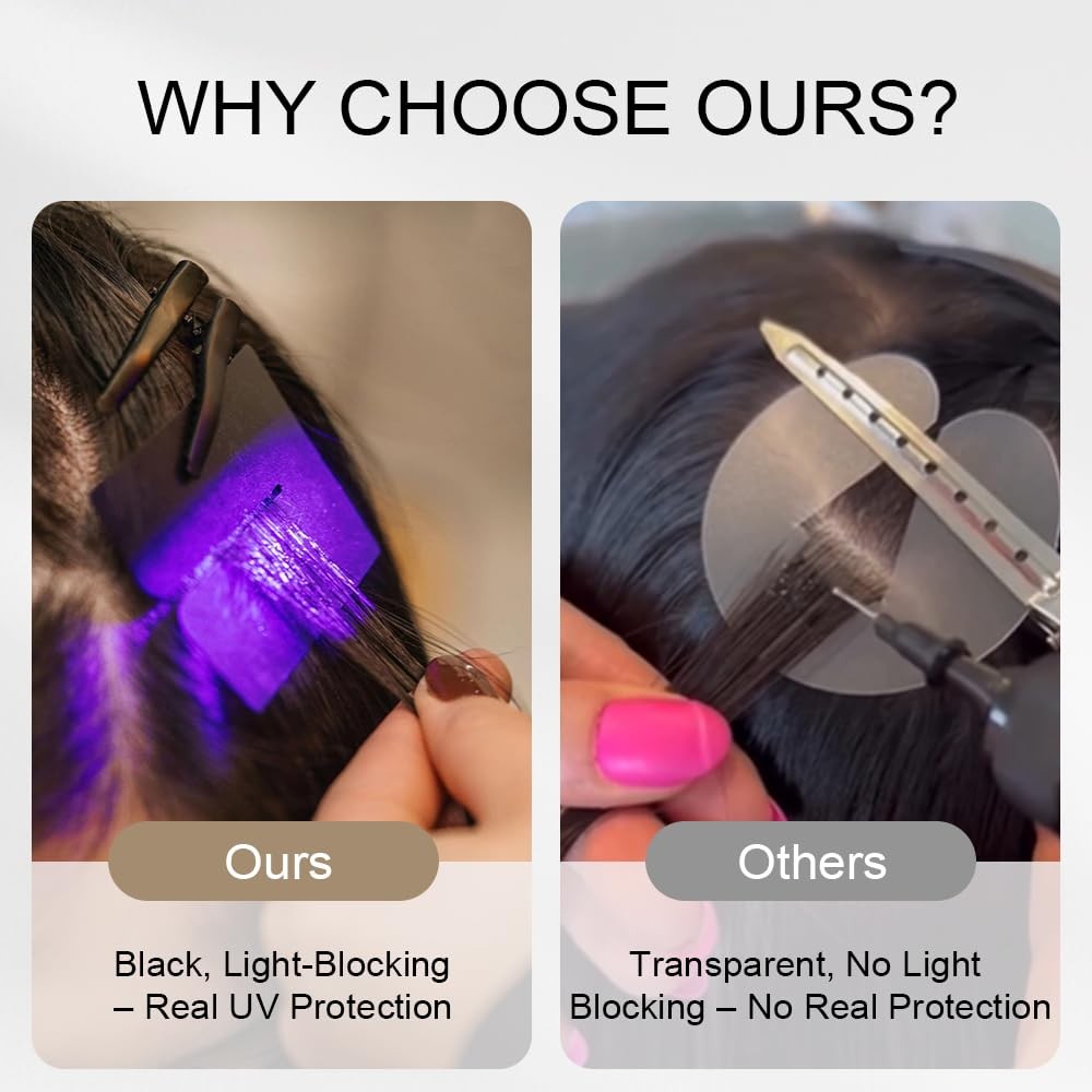 UV Lamp Hair Extension Tool Kit Invisible Hair Extensions 30g