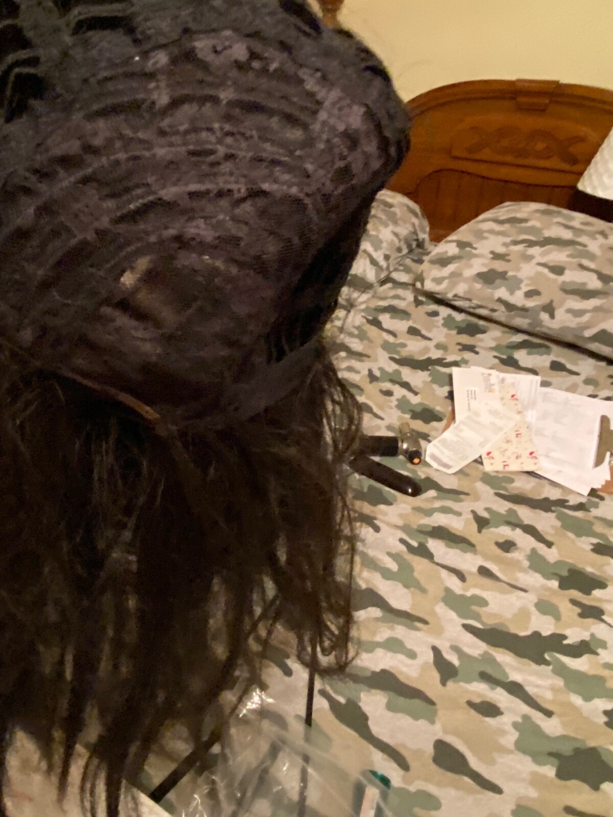 A Full Body, Flowing, Long, Dark Wig for A Very Low Price!