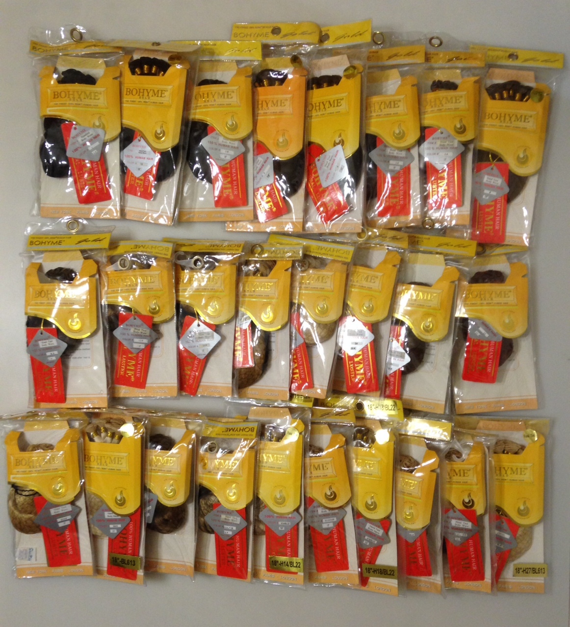 BOHYME Remy GOLD ***BODY WAVE – HAND TIED*** 14~22″ (Whole & Half Pack)*