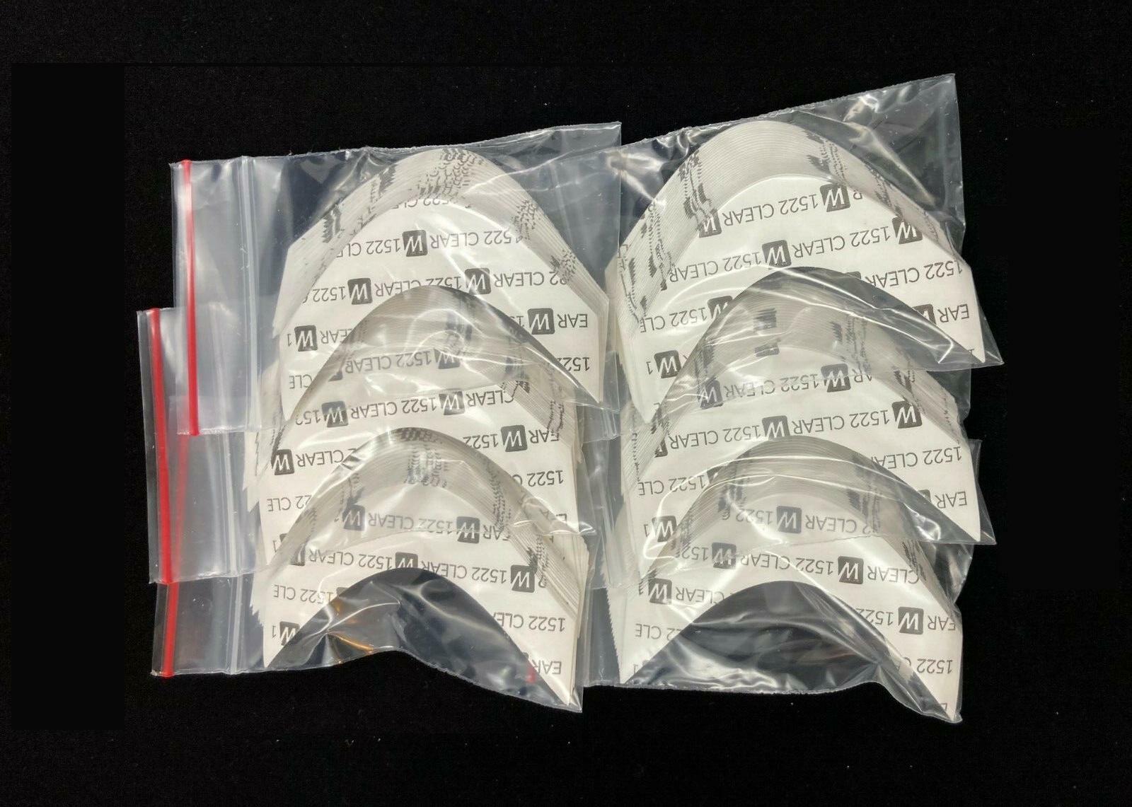 Walker 3M 1522 Hairpiece Tape 216 Pc AA Contour 6 Packs Poly Wig Toupee