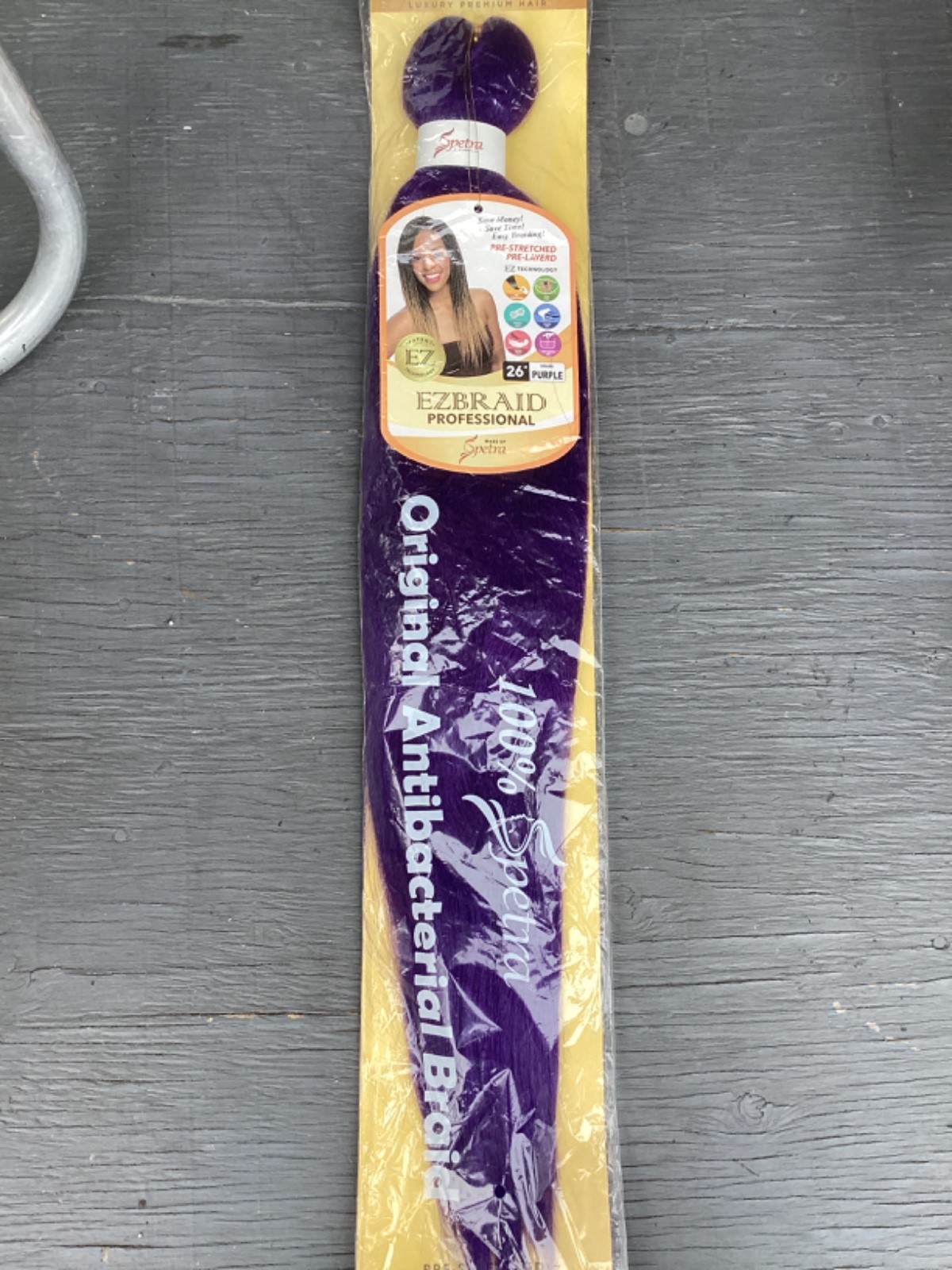 spetra braiding purple hair nib