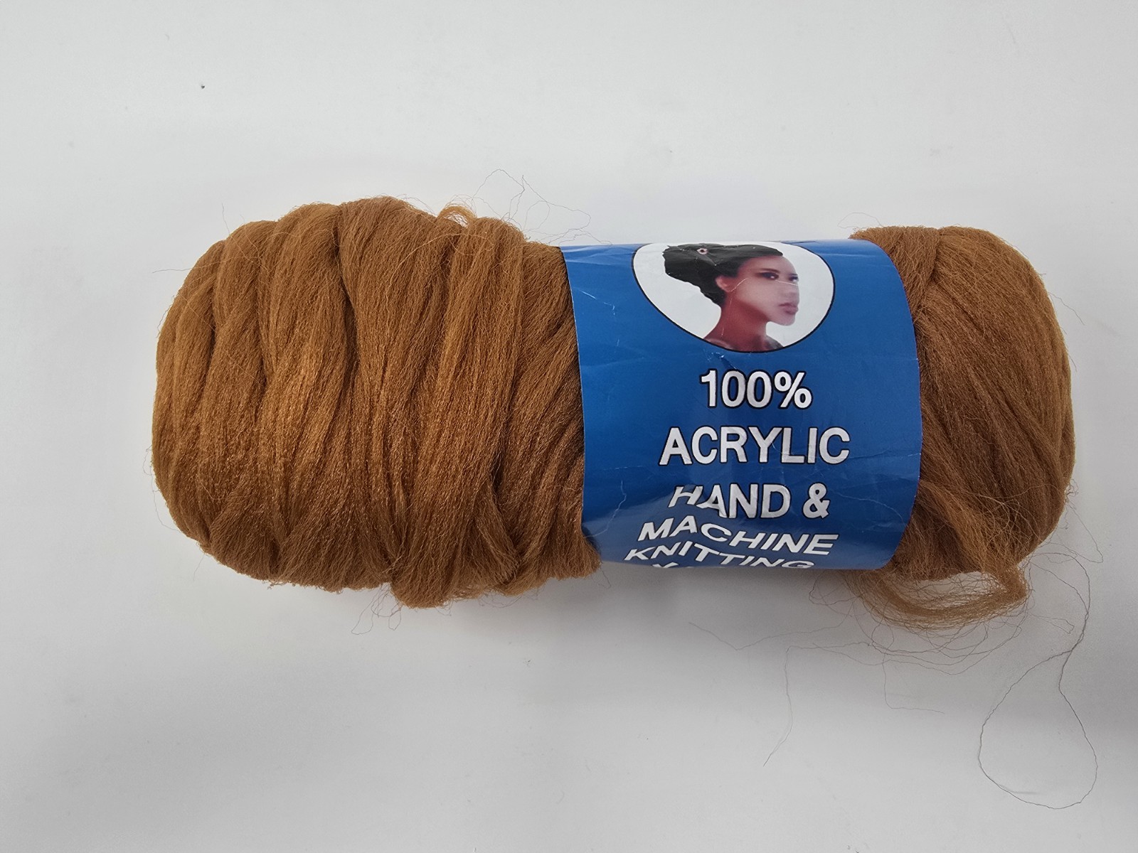 Brazil Brazilian Wool Hair Yarn for Braiding and Weaving 70G (5) 4 BEIGE 1 BROWN