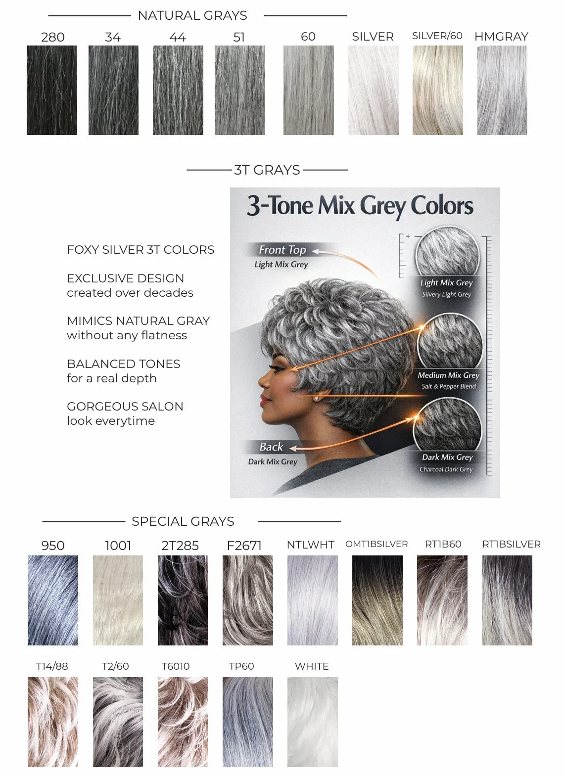 Foxy Silver OLIVIA LACE TOP Wig, Stylish and Natural-Looking Synthetic Wig