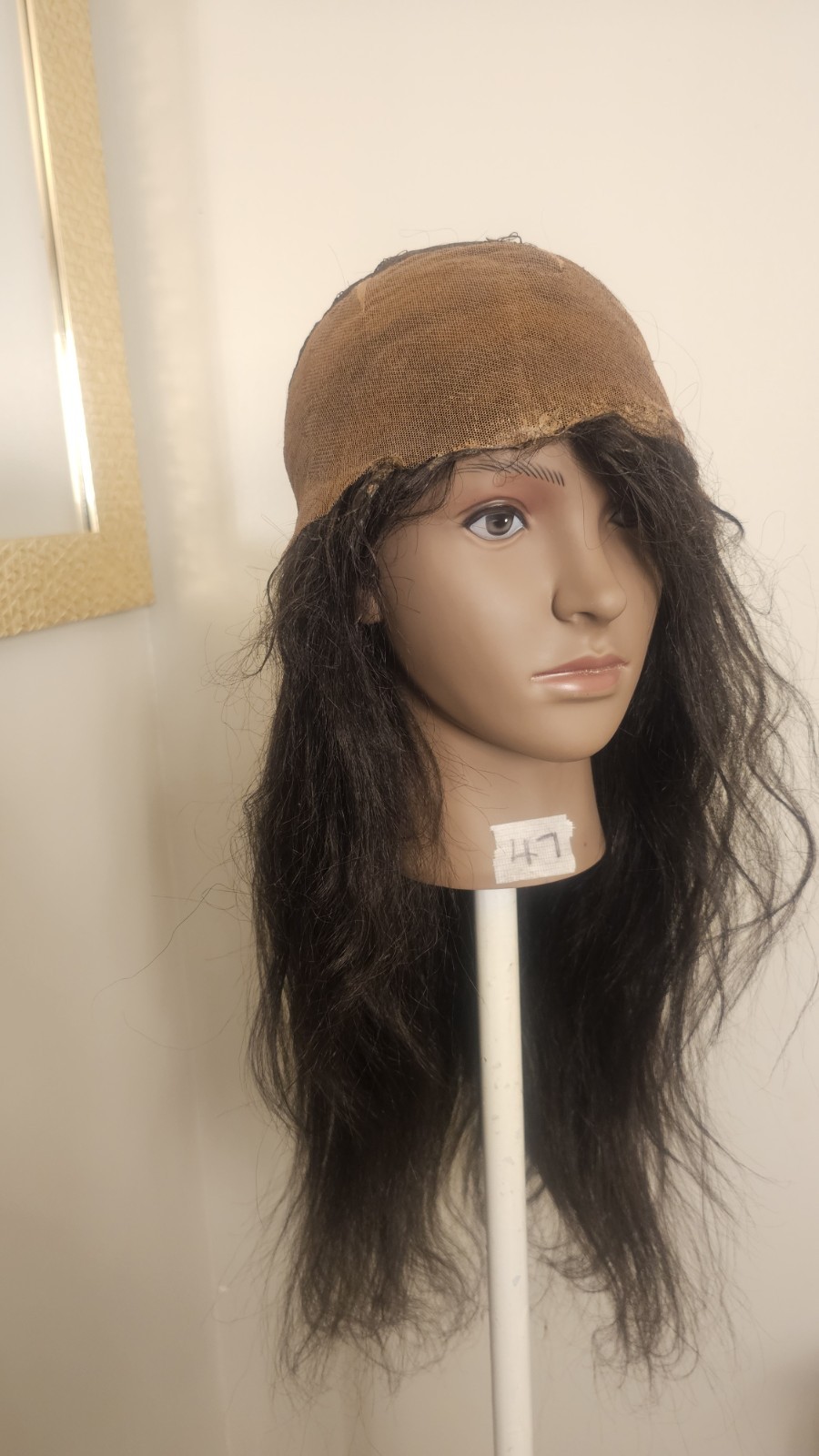 High Quality regular Top 26 to 28″ straight 100% Virgin Human Hair Lace Wig