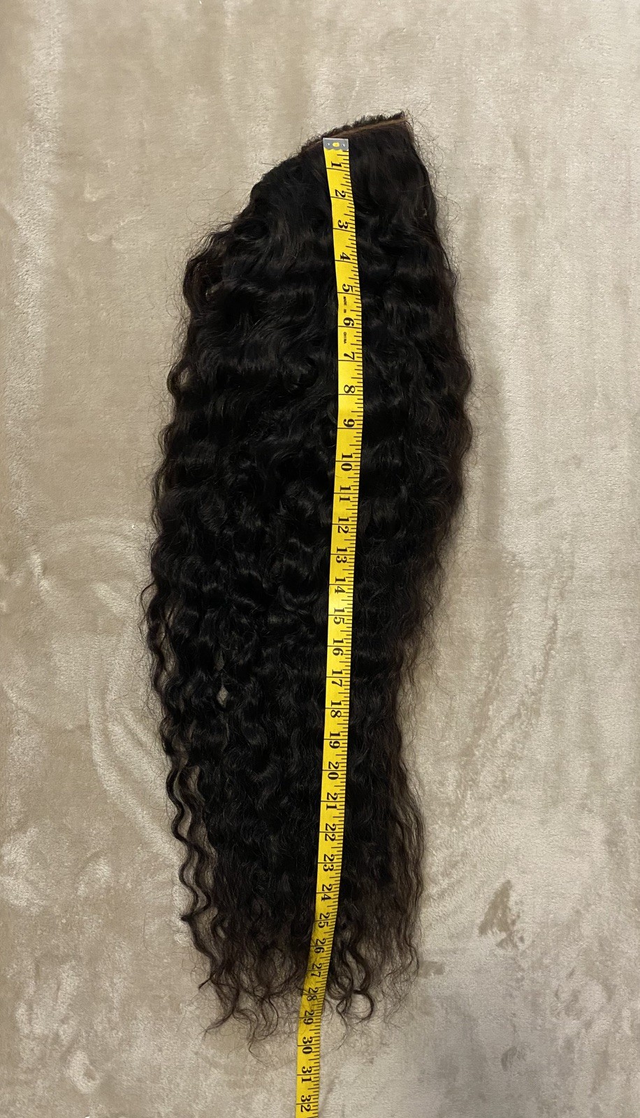 100% Human Hair, 4×4 Lace Closure Wig, 29”