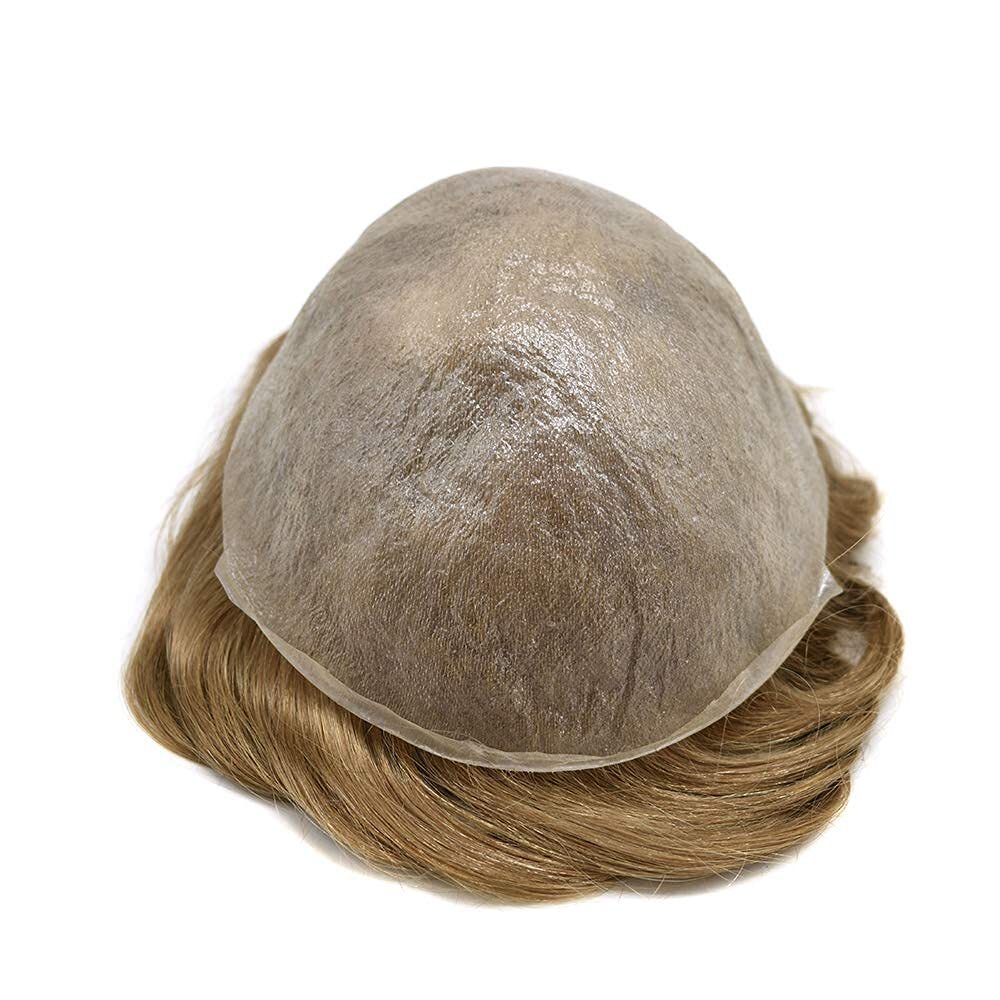 Ultra Thin Skin Mens Toupee Invisible Men Hair Replacement System Discount Price