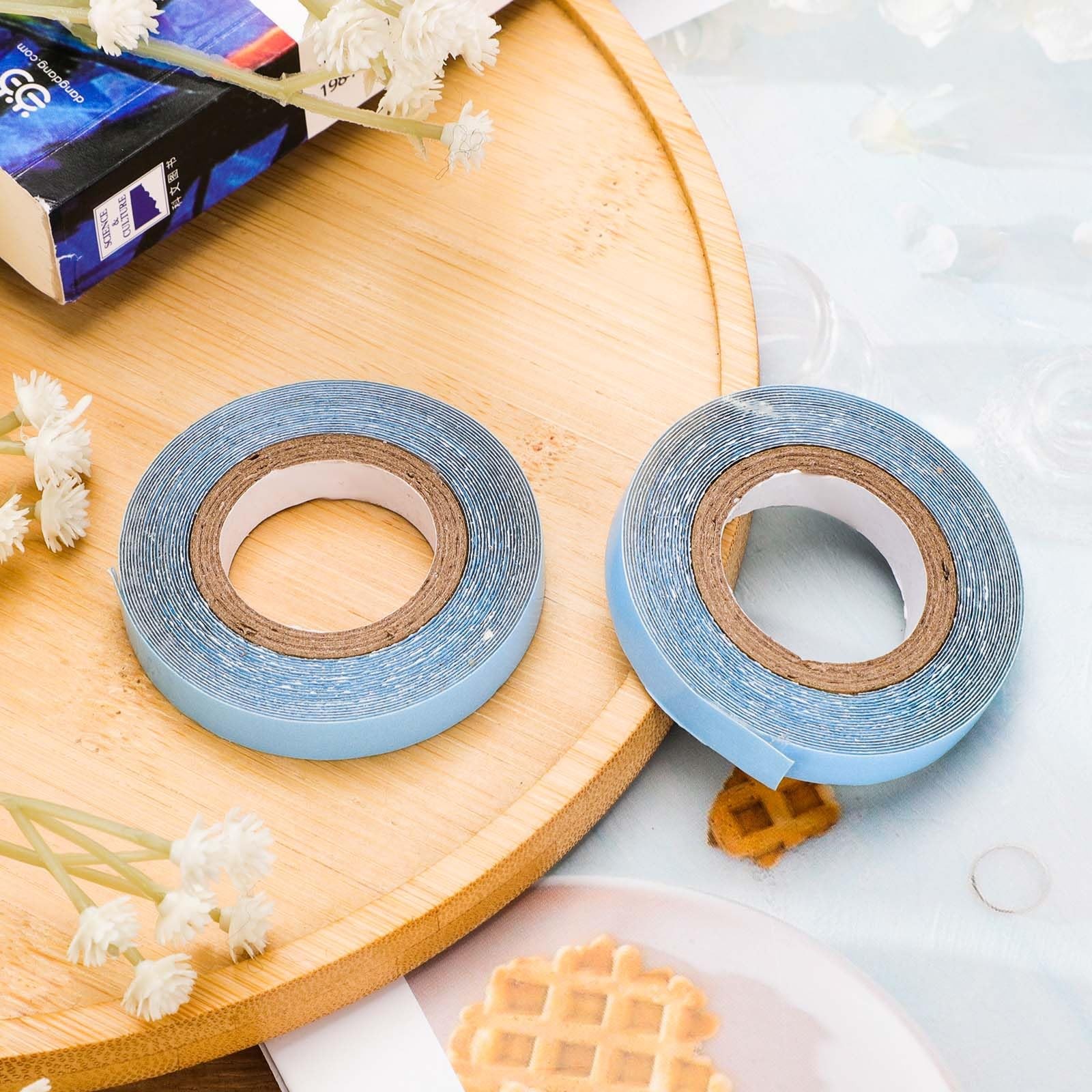2 Rolls Hair Extension Tape, 9.84 Feet Hair Wig Tape Double Sided Adhesive Tape