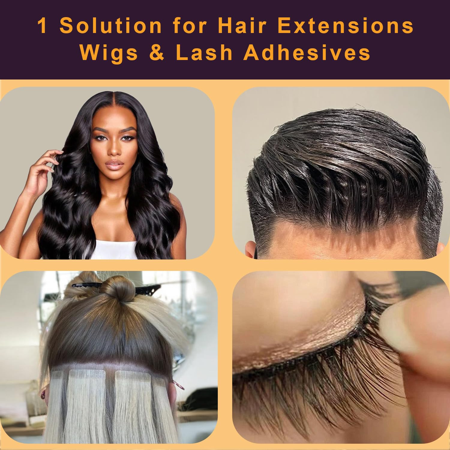 Tape in Extension Remover – Fast Acting Liquid Remover for Hair Extensions Tape,