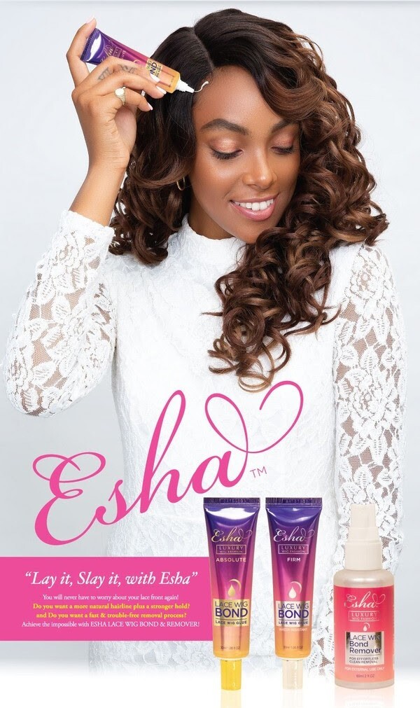 ESHA Absolute Lace Wig Bond Water-Resistant Glue 10ML/0.34 FL OZ (2-PACK)