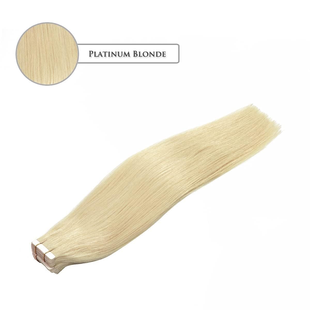 Anrosa Tape In Hair Extensions Human Hair Double Sided Blonde Remy Human Hair