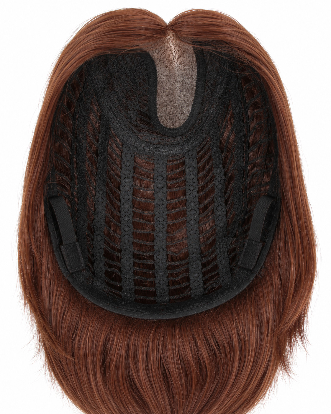 HUMAN HAIR MONOFILAMENT TOP WOMEN SHOULDER-LENGTH WAVY HAIR LAYERED WIG JENNIFER