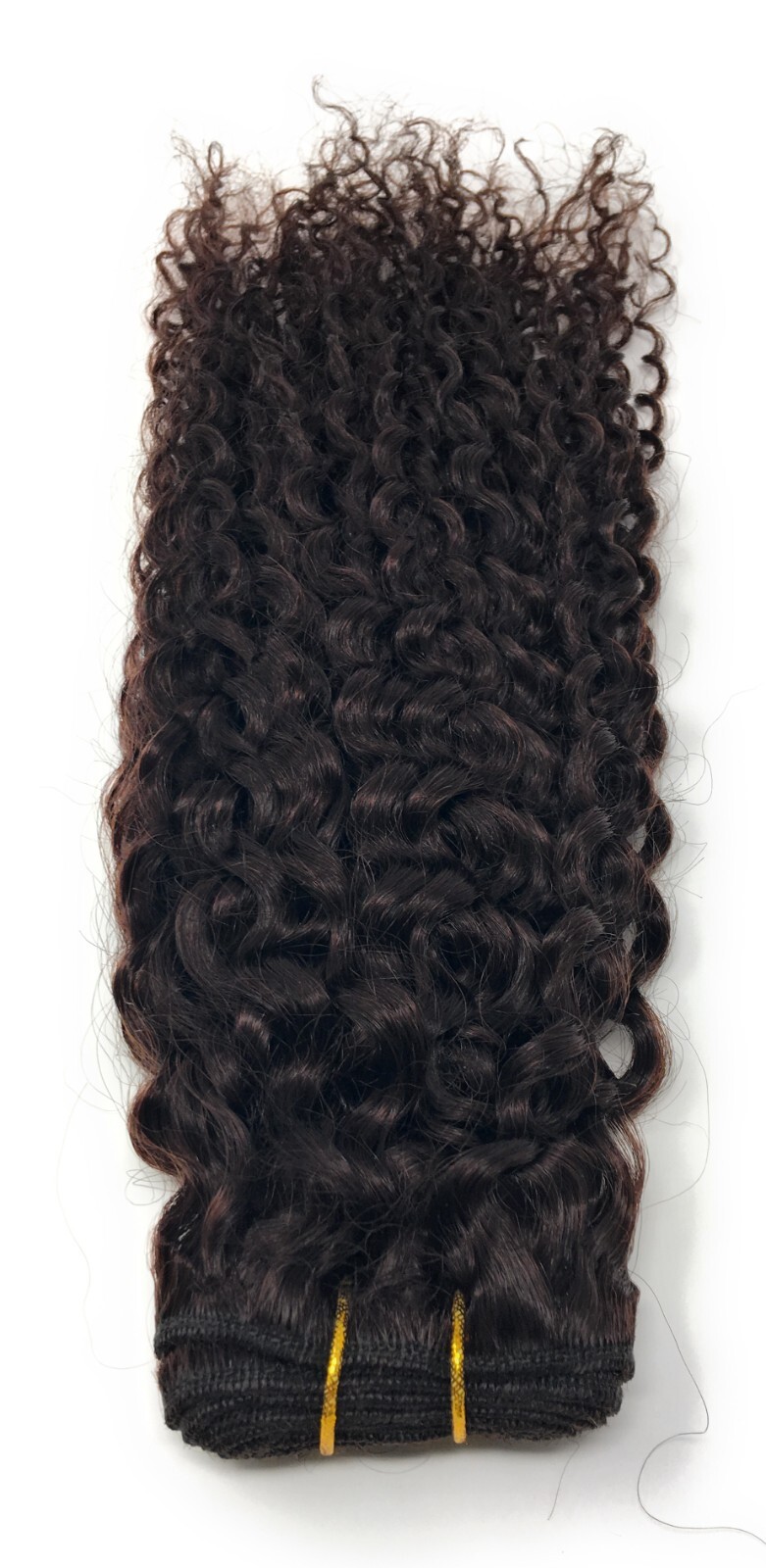 Jerry Curl #2 Dark Brown Sew In Ali Bundle 100 Human Hair Extension one bundle