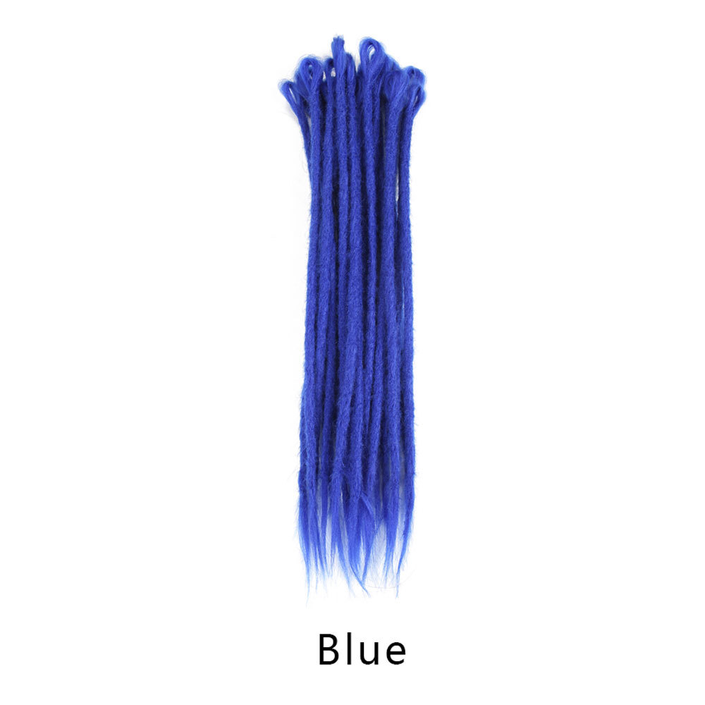 50cm Ombre Dreadlocks Extensions Crochet Braiding Hair Dreads Locs Synthetic New